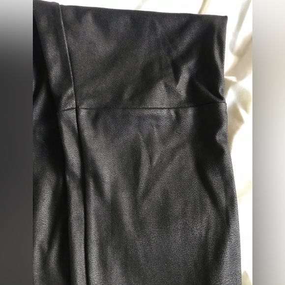 TROUVE , size S , leather like fabric  , woman’s pants , long leg , black color - Picture 10 of 16